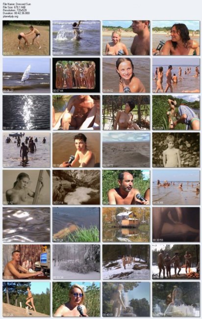 Dressed by the sun - a retro of video of the Ukrainian nudism | Russianbare