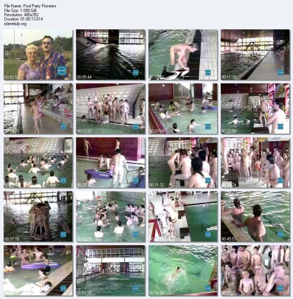 Retro nudism video - FKK Pool Party Pioneers | Russianbare