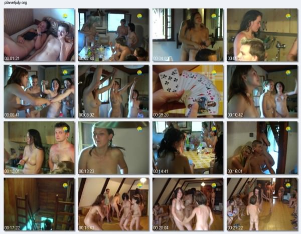 Family nudism - the Disco in a cottage | Russianbare