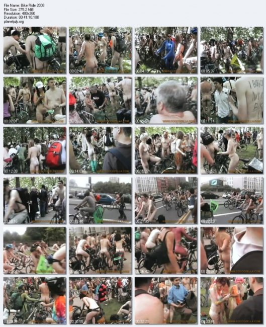 World naked bike ride Day 2008 - documentary nudism | Russianbare