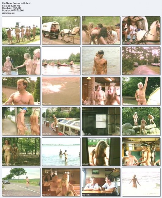 Nudists Holland - summer in Holland, video about a family nudism | Russianbare