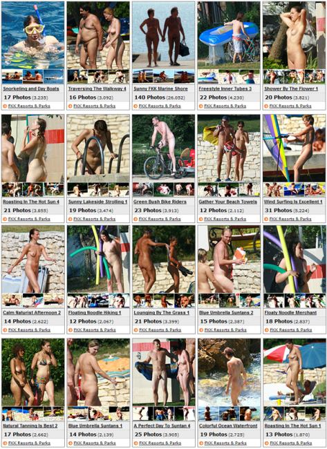 Photo gallery of a nudism of a series - FKK Resorts and Park | Russianbare