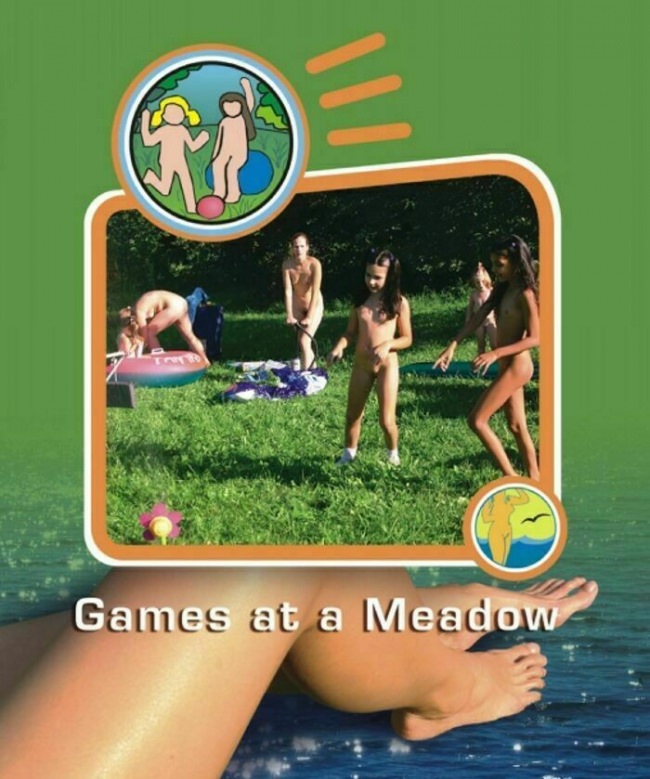 Games of young and adult nudists on a meadow - video Purenudism | Russianbare