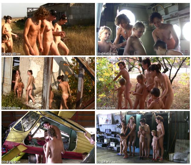 Nudists walking on the abandoned factory video | Russianbare